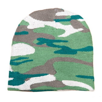 US Streetwear Biker Beanie Camo