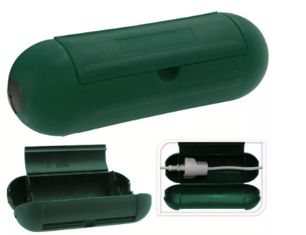Stekkerveiligheidsdoos groen