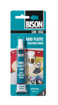 Bison hard plastic lijm 25 ml