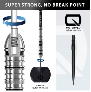 Supergrip Tapered QP Dartpijlen