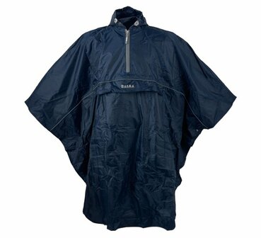 Ralka Poncho Blauw/Zwart