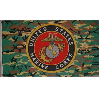 Vlag US marine corps camo