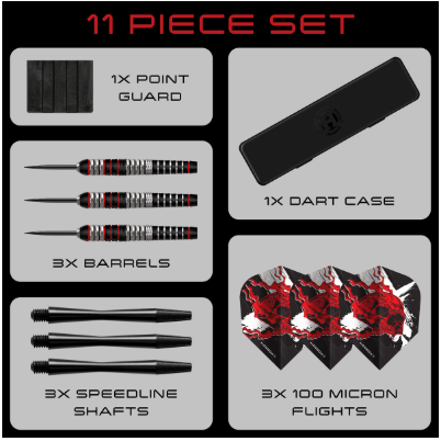 Heavy metal Dartpijlen  26gr