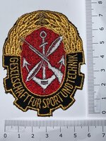 DDR embleem Gesellschaft für Sport und Technik