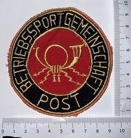 DDR embleem Betriebssportgemeinschaft Post groot