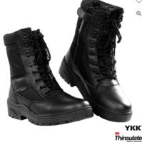Sniper boots with YKK zipper